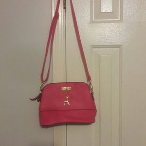Pink crossbody bag